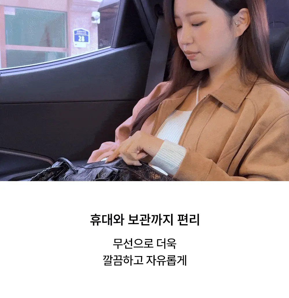 [국내 최초 무선물결] 보다나 글로우 무선 물결고데기 32mm 파우더핑크 상세페이지 9